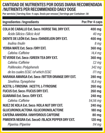 THERMO CELL INFO NUTRICIONAL